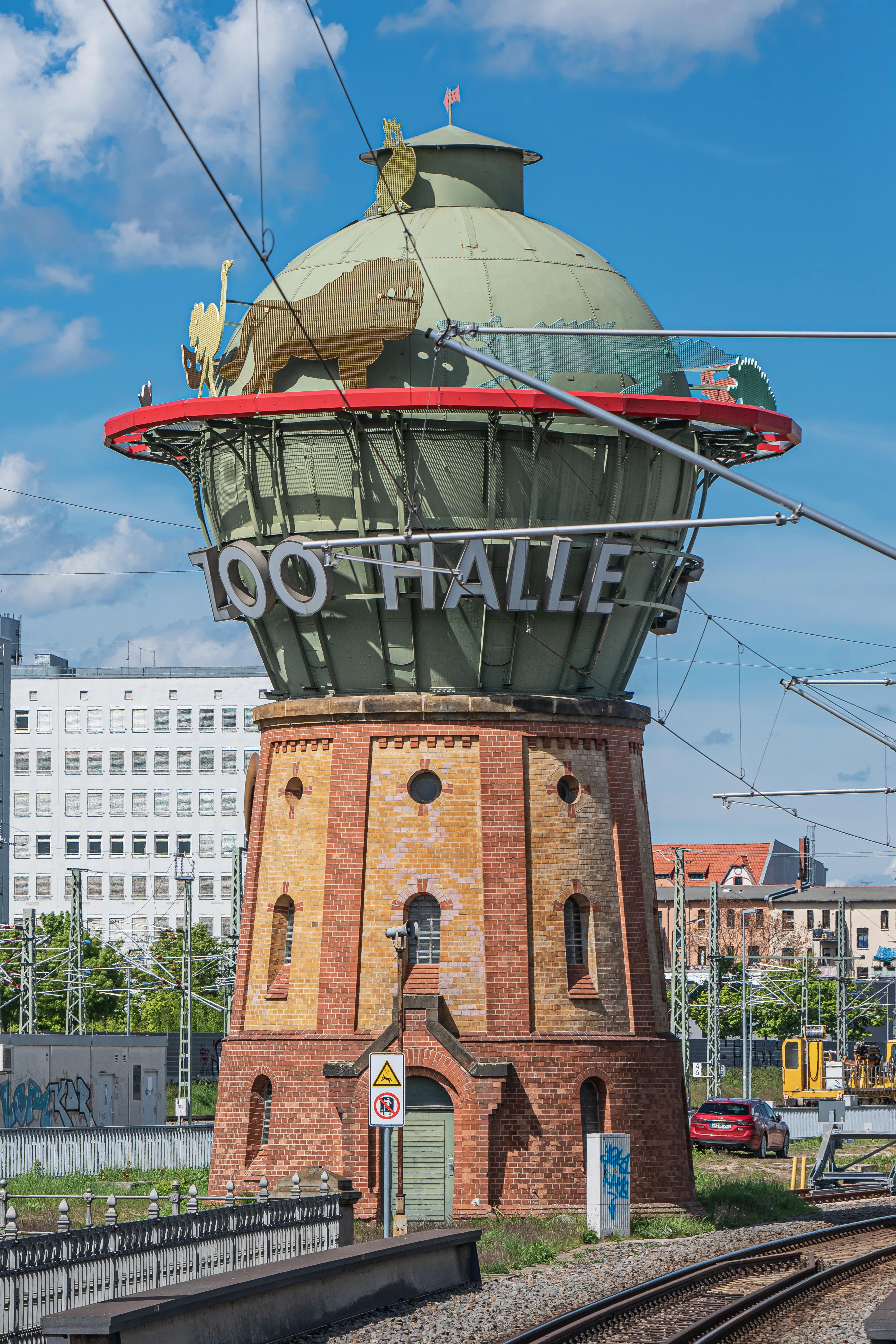 Wasserturm Halle Hauptbahnhof
